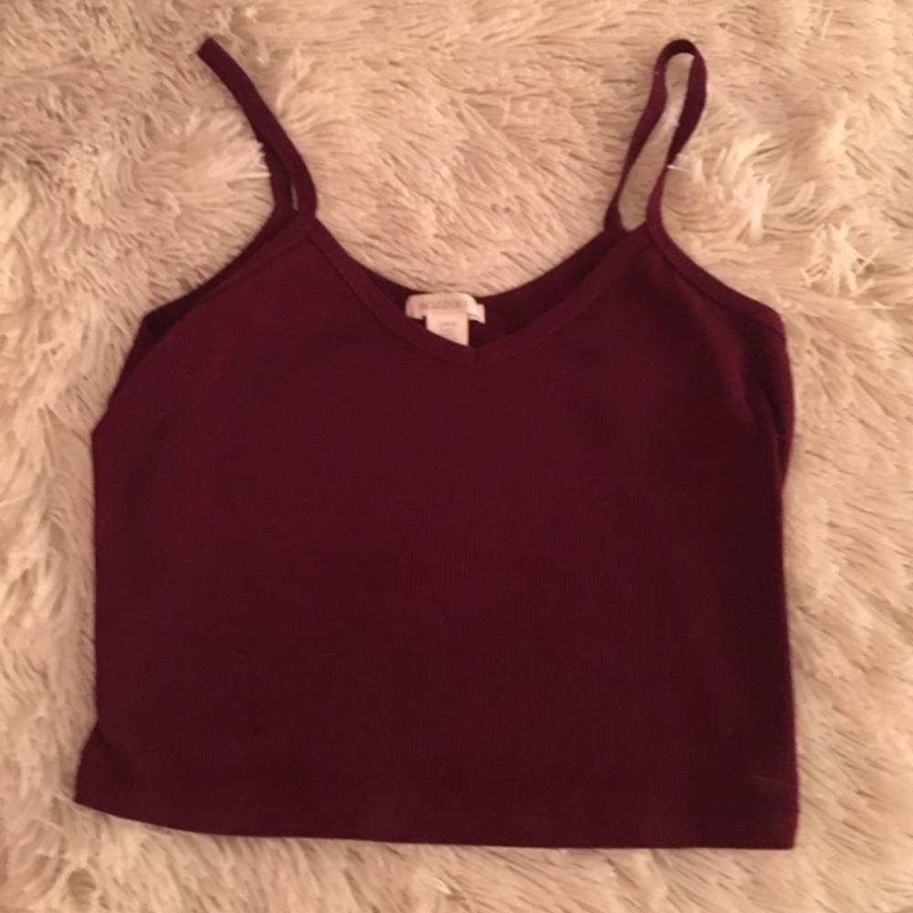 Burgundy/Maroon Tank Top - Picture 3 of 5